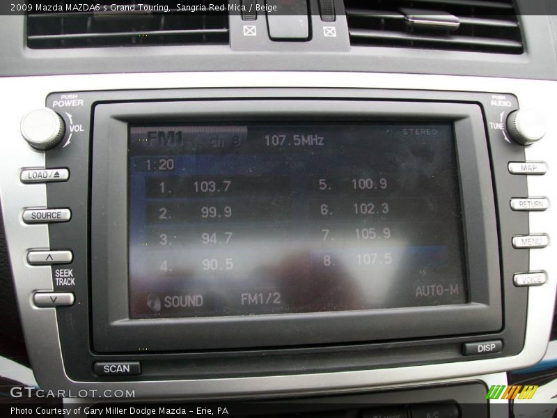 Sangria Red Mica / Beige 2009 Mazda MAZDA6 s Grand Touring