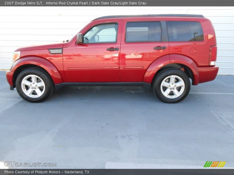 Inferno Red Crystal Pearl / Dark Slate Gray/Light Slate Gray 2007 Dodge Nitro SLT