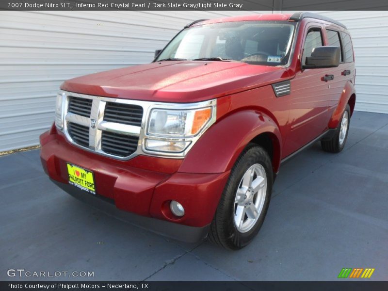 Inferno Red Crystal Pearl / Dark Slate Gray/Light Slate Gray 2007 Dodge Nitro SLT
