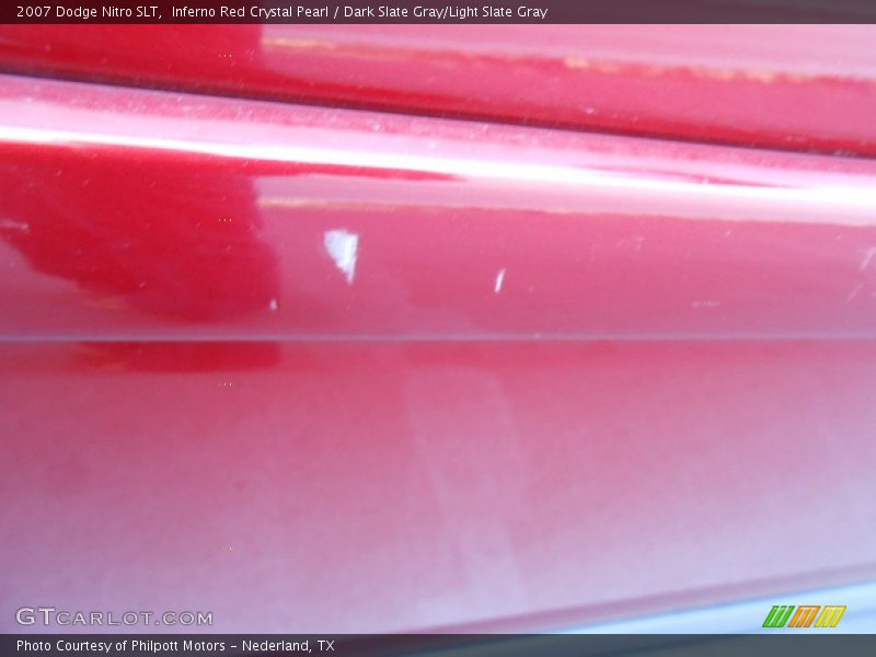 Inferno Red Crystal Pearl / Dark Slate Gray/Light Slate Gray 2007 Dodge Nitro SLT