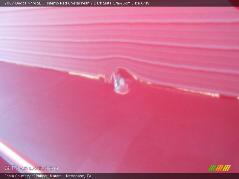 Inferno Red Crystal Pearl / Dark Slate Gray/Light Slate Gray 2007 Dodge Nitro SLT