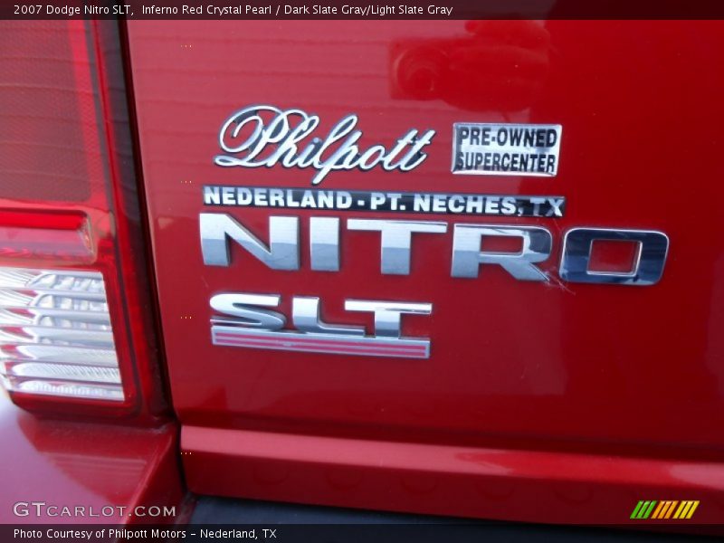 Inferno Red Crystal Pearl / Dark Slate Gray/Light Slate Gray 2007 Dodge Nitro SLT