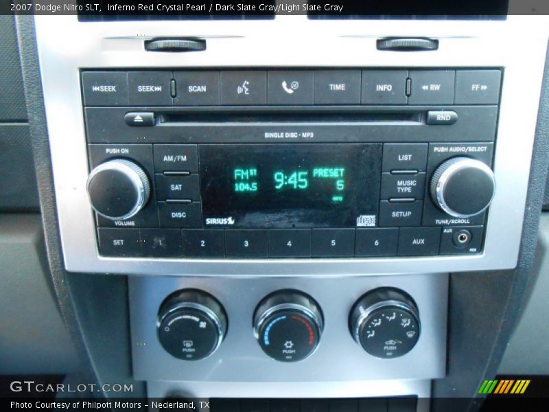 Inferno Red Crystal Pearl / Dark Slate Gray/Light Slate Gray 2007 Dodge Nitro SLT