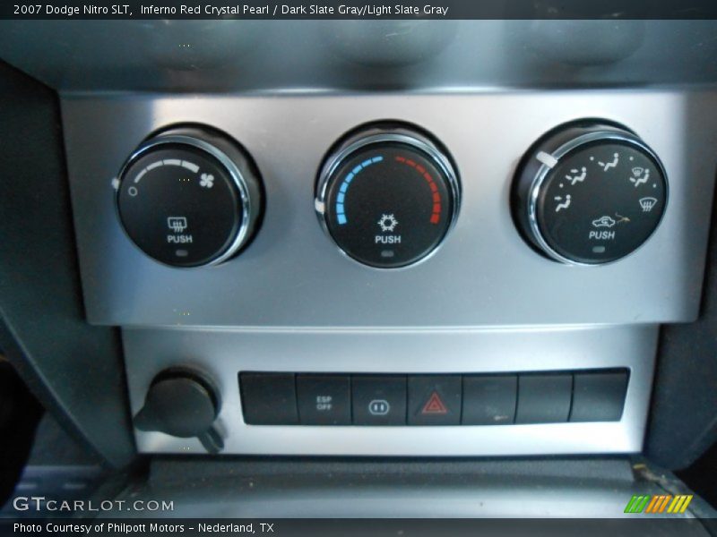 Inferno Red Crystal Pearl / Dark Slate Gray/Light Slate Gray 2007 Dodge Nitro SLT