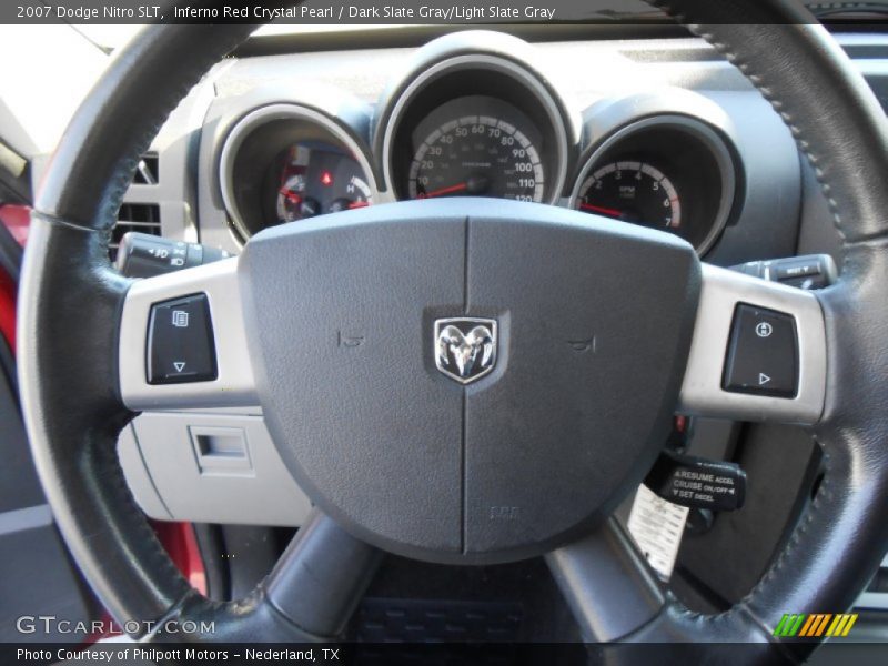 Inferno Red Crystal Pearl / Dark Slate Gray/Light Slate Gray 2007 Dodge Nitro SLT