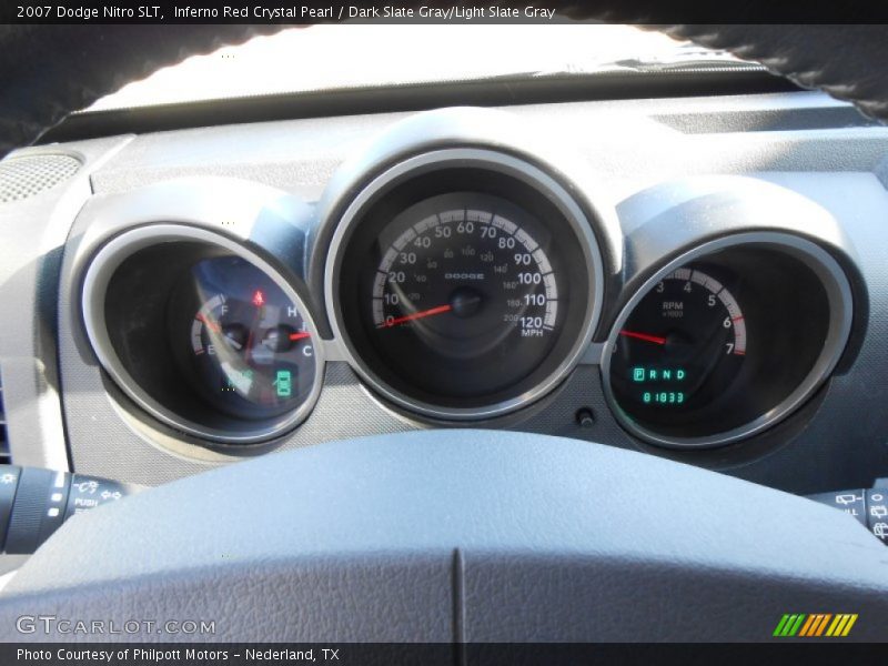 Inferno Red Crystal Pearl / Dark Slate Gray/Light Slate Gray 2007 Dodge Nitro SLT