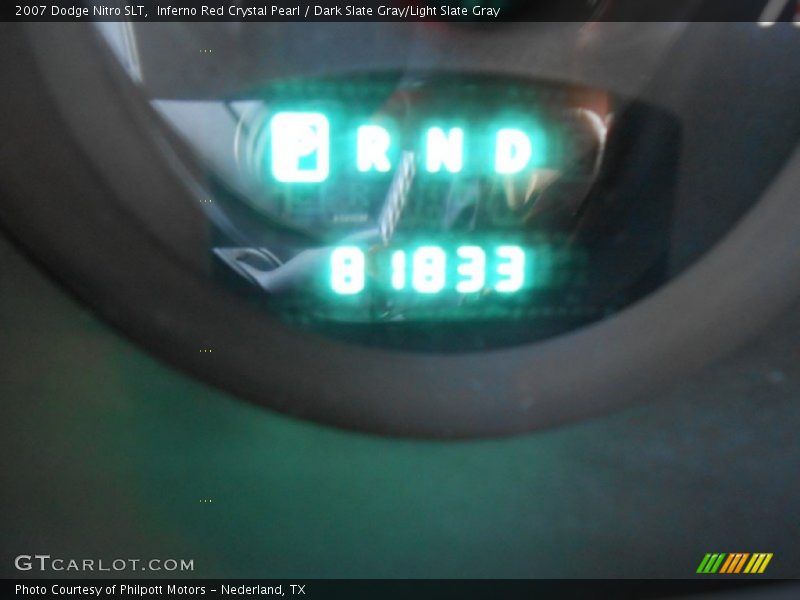 Inferno Red Crystal Pearl / Dark Slate Gray/Light Slate Gray 2007 Dodge Nitro SLT