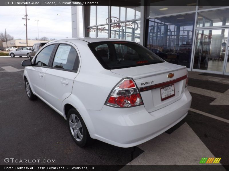 Summit White / Charcoal 2011 Chevrolet Aveo LT Sedan