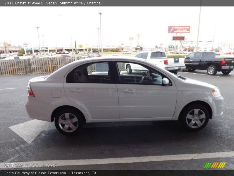 Summit White / Charcoal 2011 Chevrolet Aveo LT Sedan