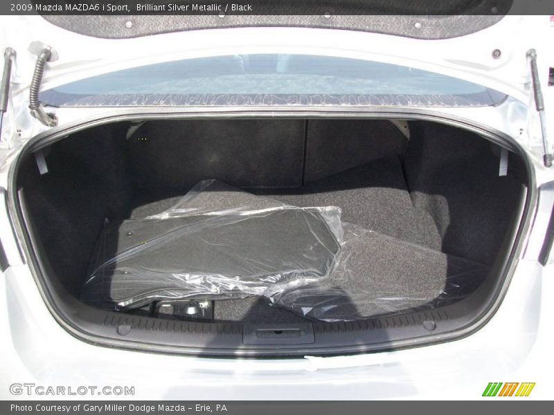 Brilliant Silver Metallic / Black 2009 Mazda MAZDA6 i Sport