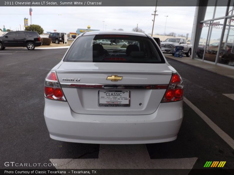 Summit White / Charcoal 2011 Chevrolet Aveo LT Sedan