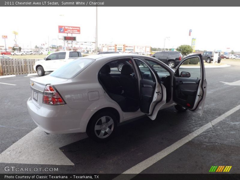 Summit White / Charcoal 2011 Chevrolet Aveo LT Sedan