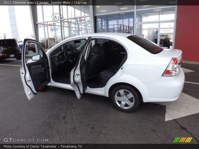 Summit White / Charcoal 2011 Chevrolet Aveo LT Sedan