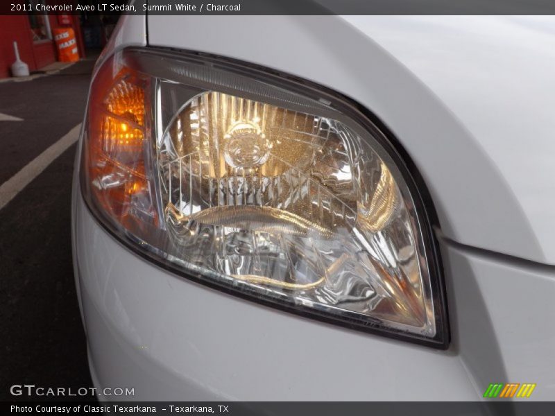Summit White / Charcoal 2011 Chevrolet Aveo LT Sedan