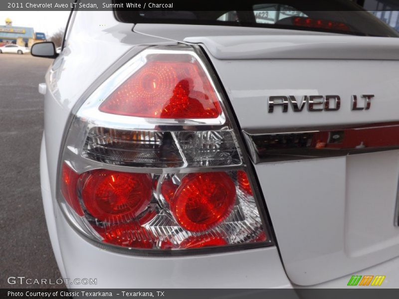 Summit White / Charcoal 2011 Chevrolet Aveo LT Sedan