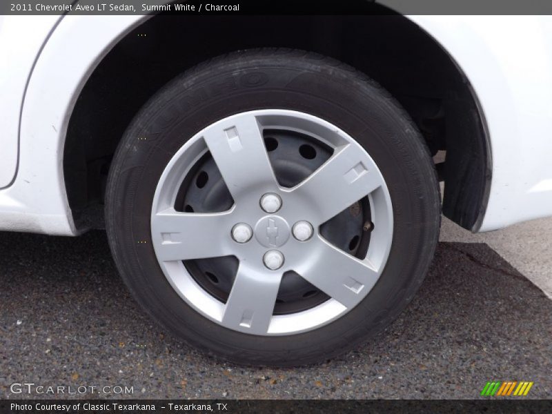 Summit White / Charcoal 2011 Chevrolet Aveo LT Sedan