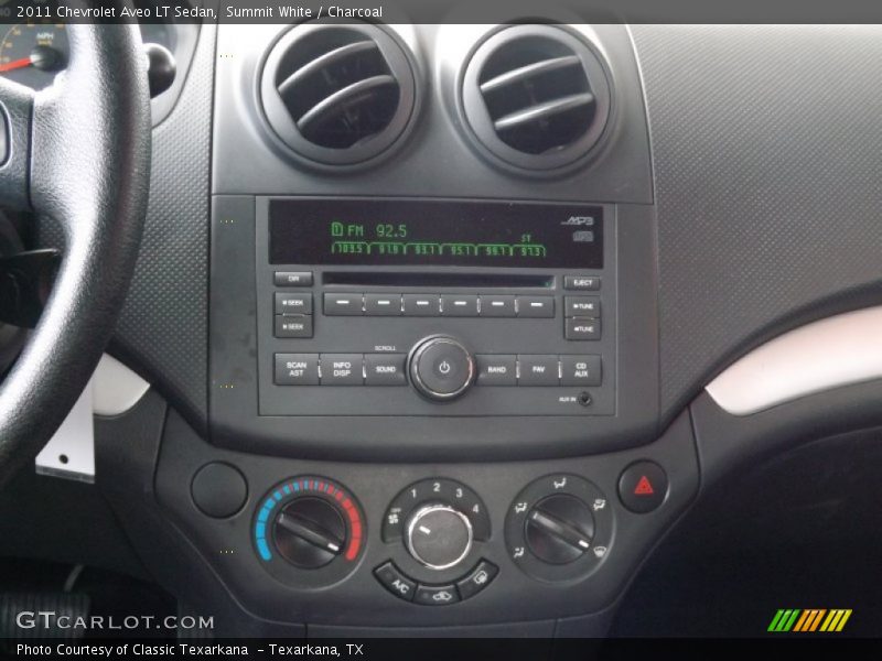 Summit White / Charcoal 2011 Chevrolet Aveo LT Sedan