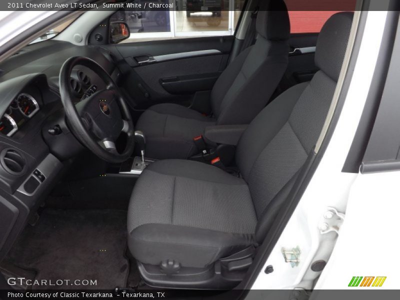 Summit White / Charcoal 2011 Chevrolet Aveo LT Sedan