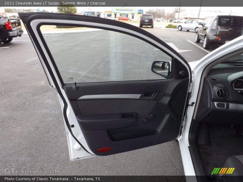 Summit White / Charcoal 2011 Chevrolet Aveo LT Sedan