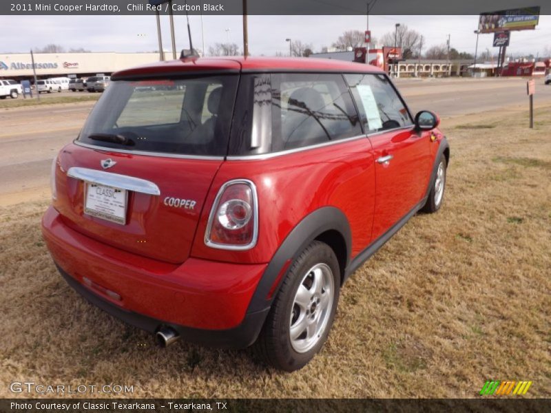 Chili Red / Carbon Black 2011 Mini Cooper Hardtop