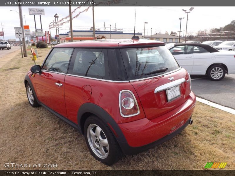 Chili Red / Carbon Black 2011 Mini Cooper Hardtop
