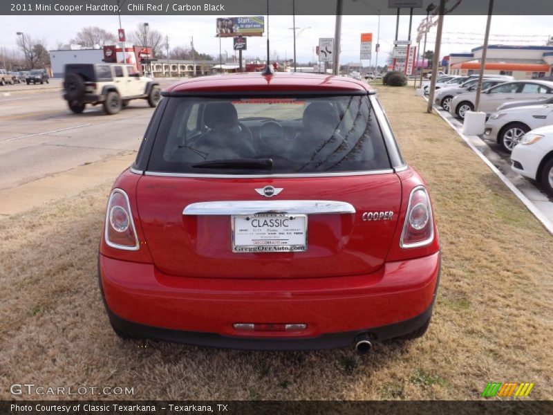 Chili Red / Carbon Black 2011 Mini Cooper Hardtop
