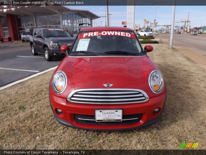 Chili Red / Carbon Black 2011 Mini Cooper Hardtop