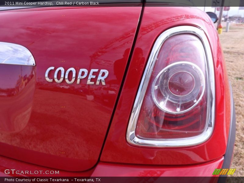 Chili Red / Carbon Black 2011 Mini Cooper Hardtop