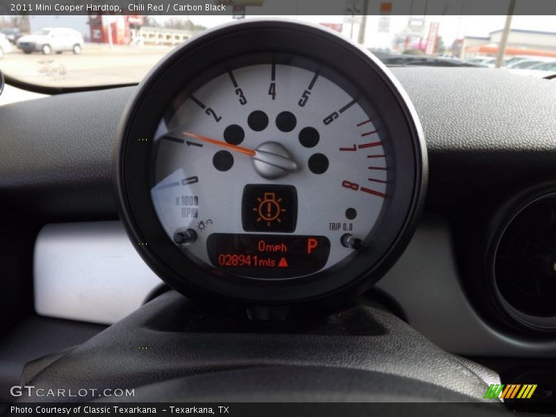 Chili Red / Carbon Black 2011 Mini Cooper Hardtop