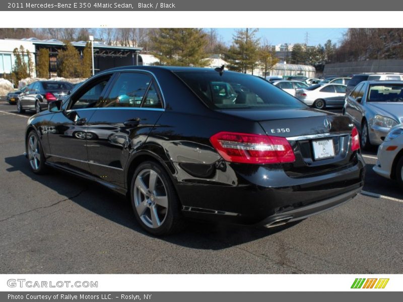 Black / Black 2011 Mercedes-Benz E 350 4Matic Sedan