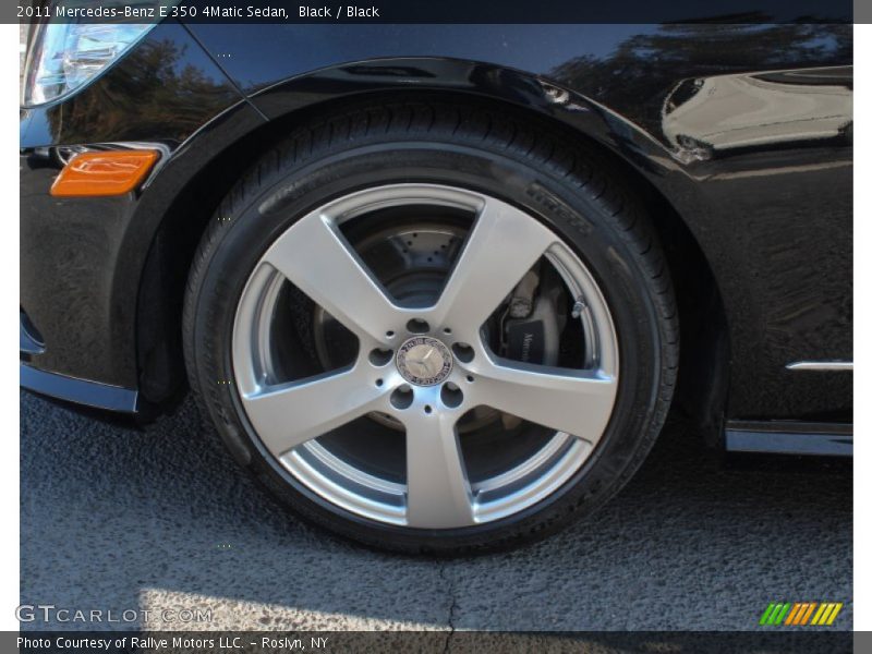 Black / Black 2011 Mercedes-Benz E 350 4Matic Sedan