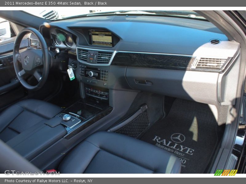 Black / Black 2011 Mercedes-Benz E 350 4Matic Sedan