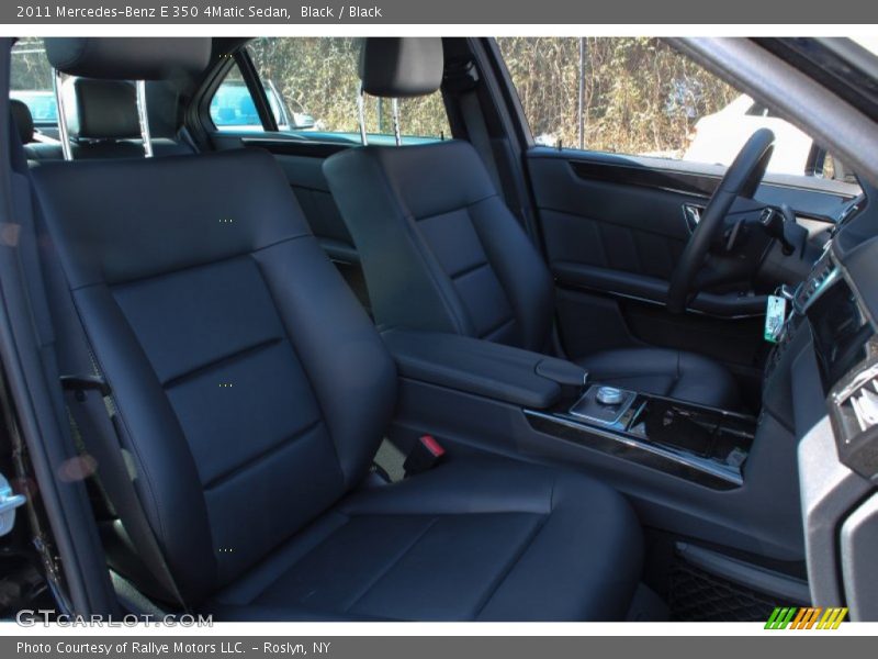 Black / Black 2011 Mercedes-Benz E 350 4Matic Sedan