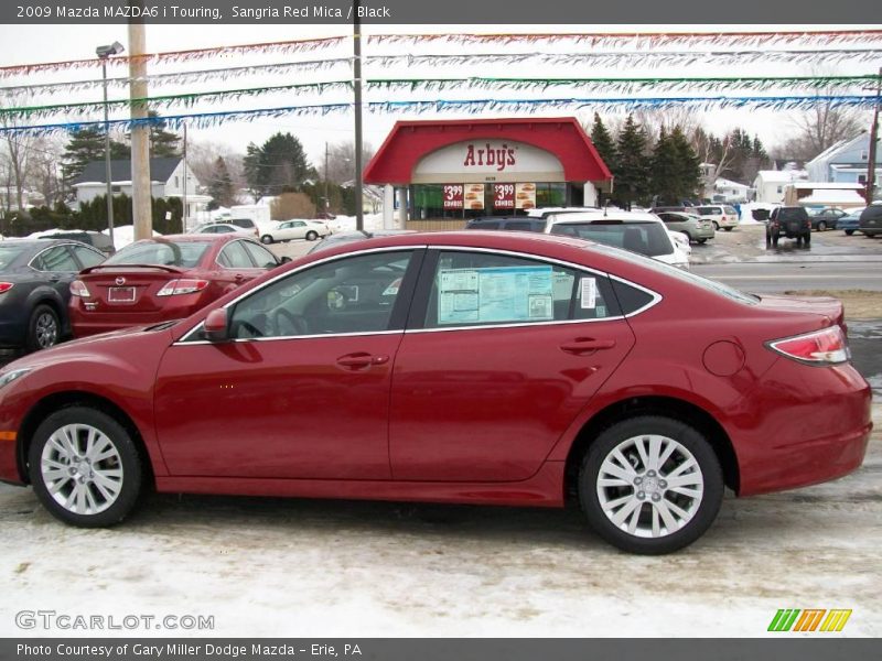 Sangria Red Mica / Black 2009 Mazda MAZDA6 i Touring
