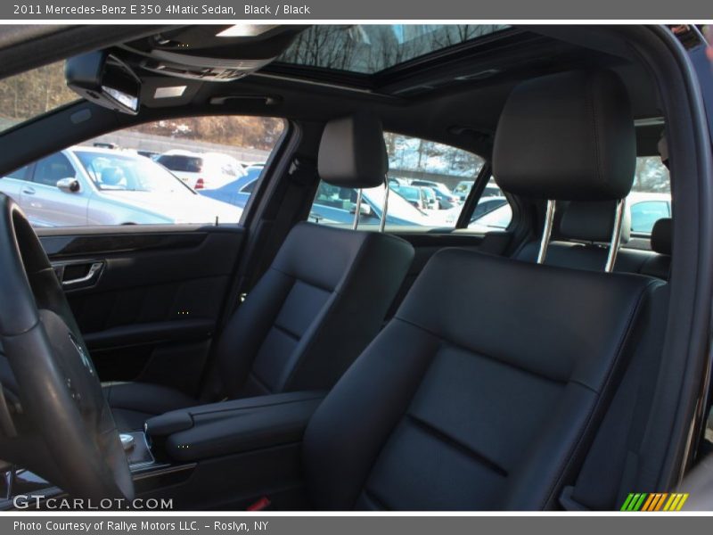 Black / Black 2011 Mercedes-Benz E 350 4Matic Sedan