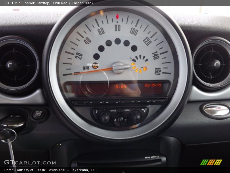 Chili Red / Carbon Black 2011 Mini Cooper Hardtop