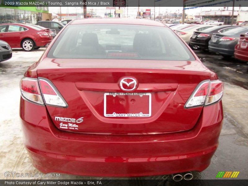 Sangria Red Mica / Black 2009 Mazda MAZDA6 i Touring