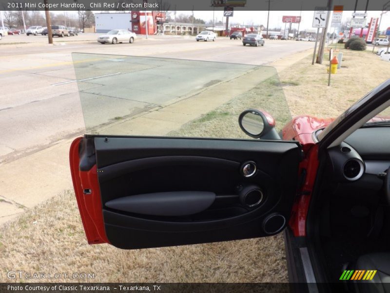 Chili Red / Carbon Black 2011 Mini Cooper Hardtop