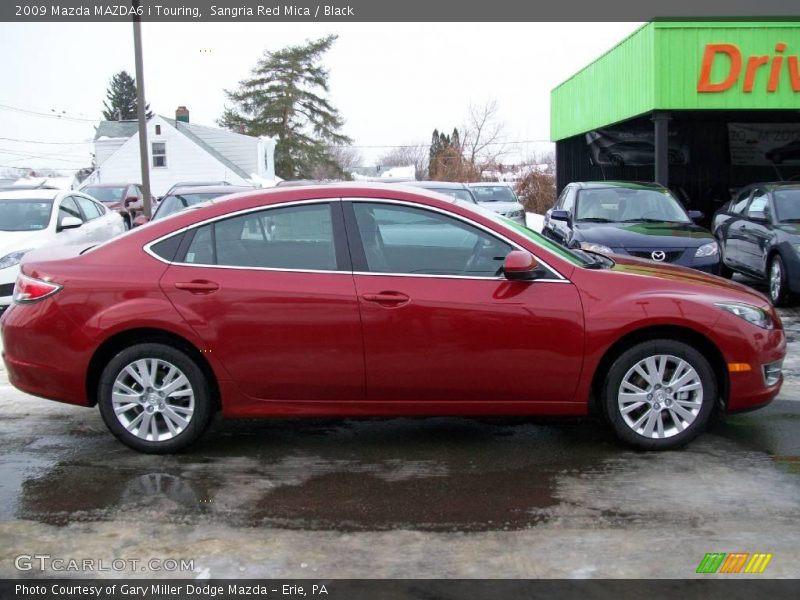Sangria Red Mica / Black 2009 Mazda MAZDA6 i Touring