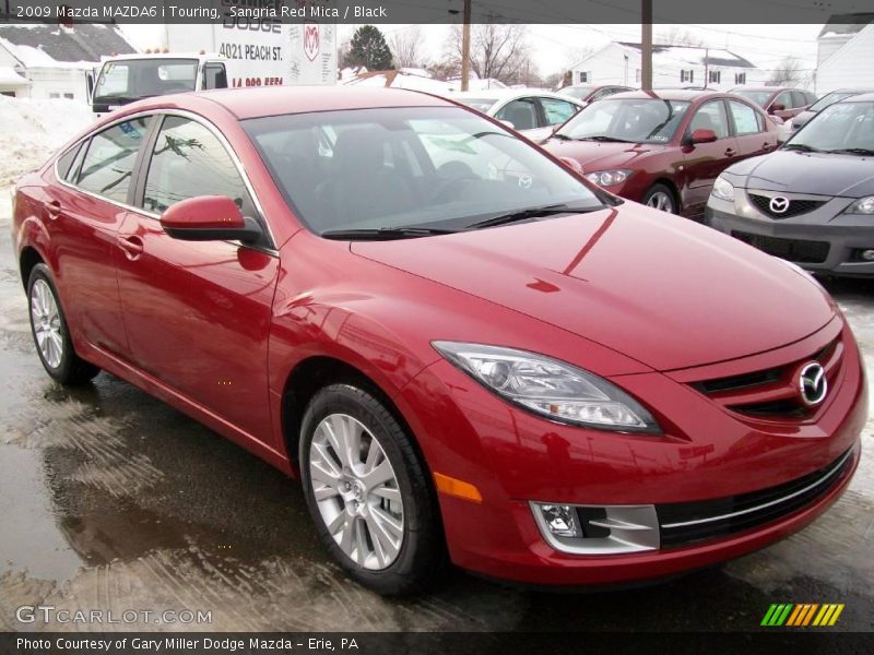 Sangria Red Mica / Black 2009 Mazda MAZDA6 i Touring