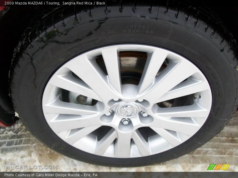 Sangria Red Mica / Black 2009 Mazda MAZDA6 i Touring