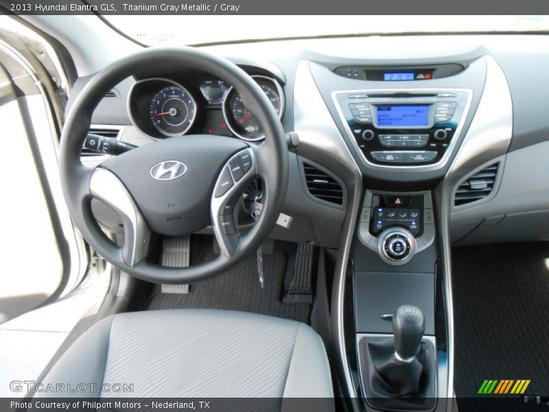 Titanium Gray Metallic / Gray 2013 Hyundai Elantra GLS