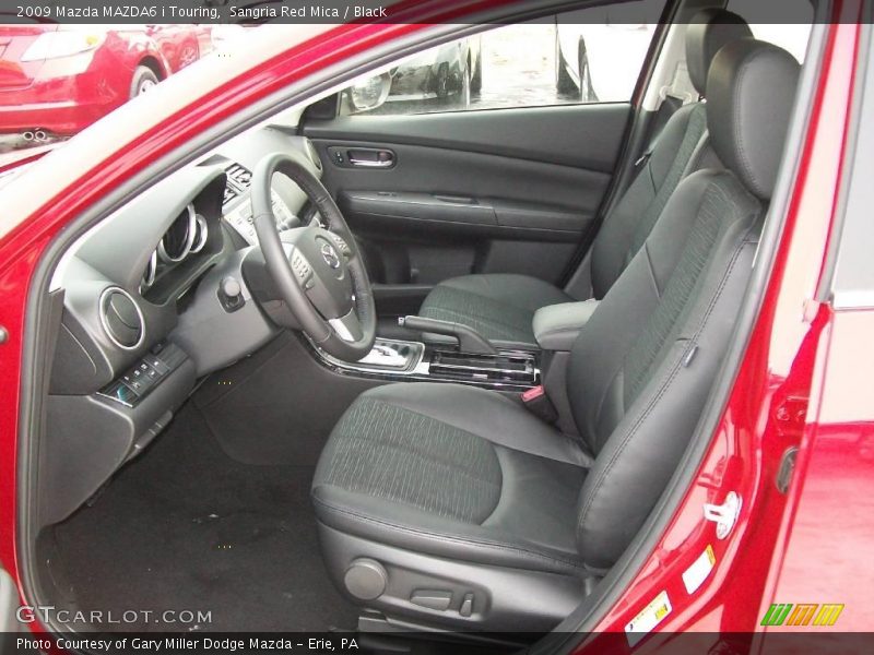 Sangria Red Mica / Black 2009 Mazda MAZDA6 i Touring