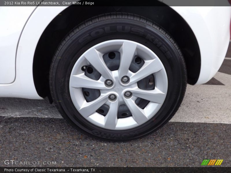Clear White / Beige 2012 Kia Rio Rio5 LX Hatchback
