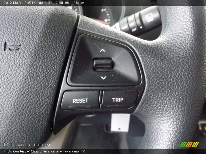 Clear White / Beige 2012 Kia Rio Rio5 LX Hatchback