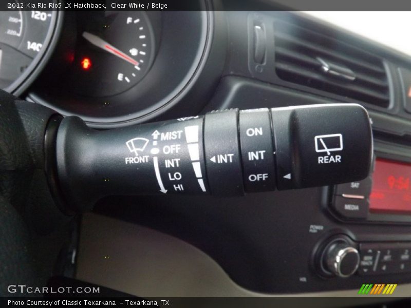 Clear White / Beige 2012 Kia Rio Rio5 LX Hatchback