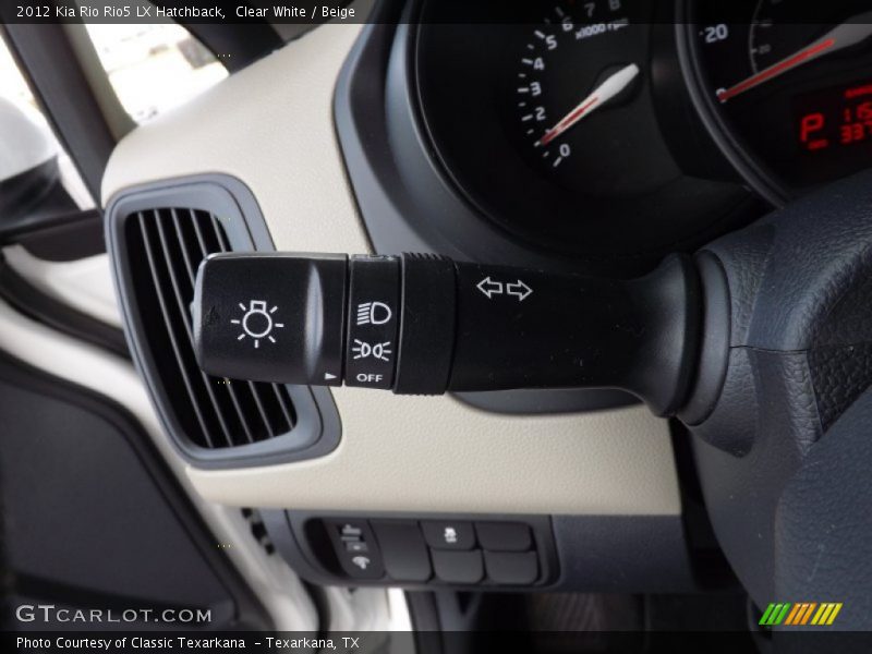 Clear White / Beige 2012 Kia Rio Rio5 LX Hatchback