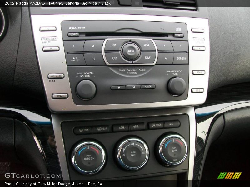 Sangria Red Mica / Black 2009 Mazda MAZDA6 i Touring