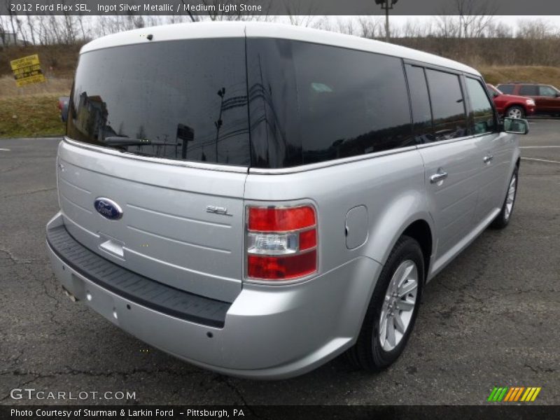 Ingot Silver Metallic / Medium Light Stone 2012 Ford Flex SEL