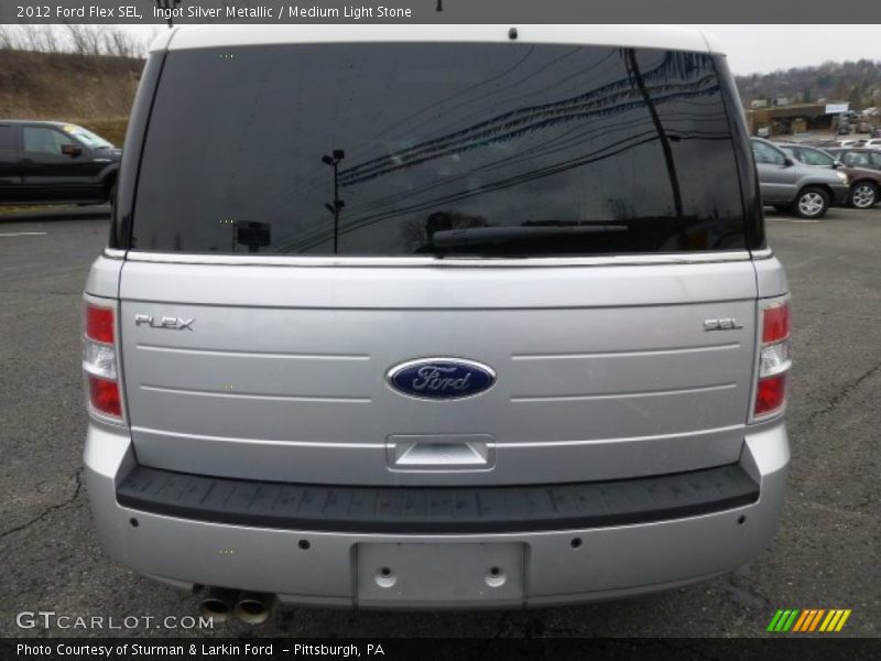 Ingot Silver Metallic / Medium Light Stone 2012 Ford Flex SEL